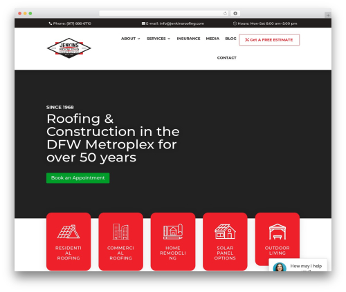 DIVI Roofing Theme WordPress theme - jenkinsroofing.com DIVI Roofing Theme WordPress theme - jenkinsroofing.com