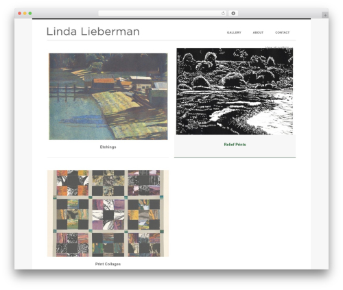 Goodwork best WordPress theme - lindaliebermanart.com