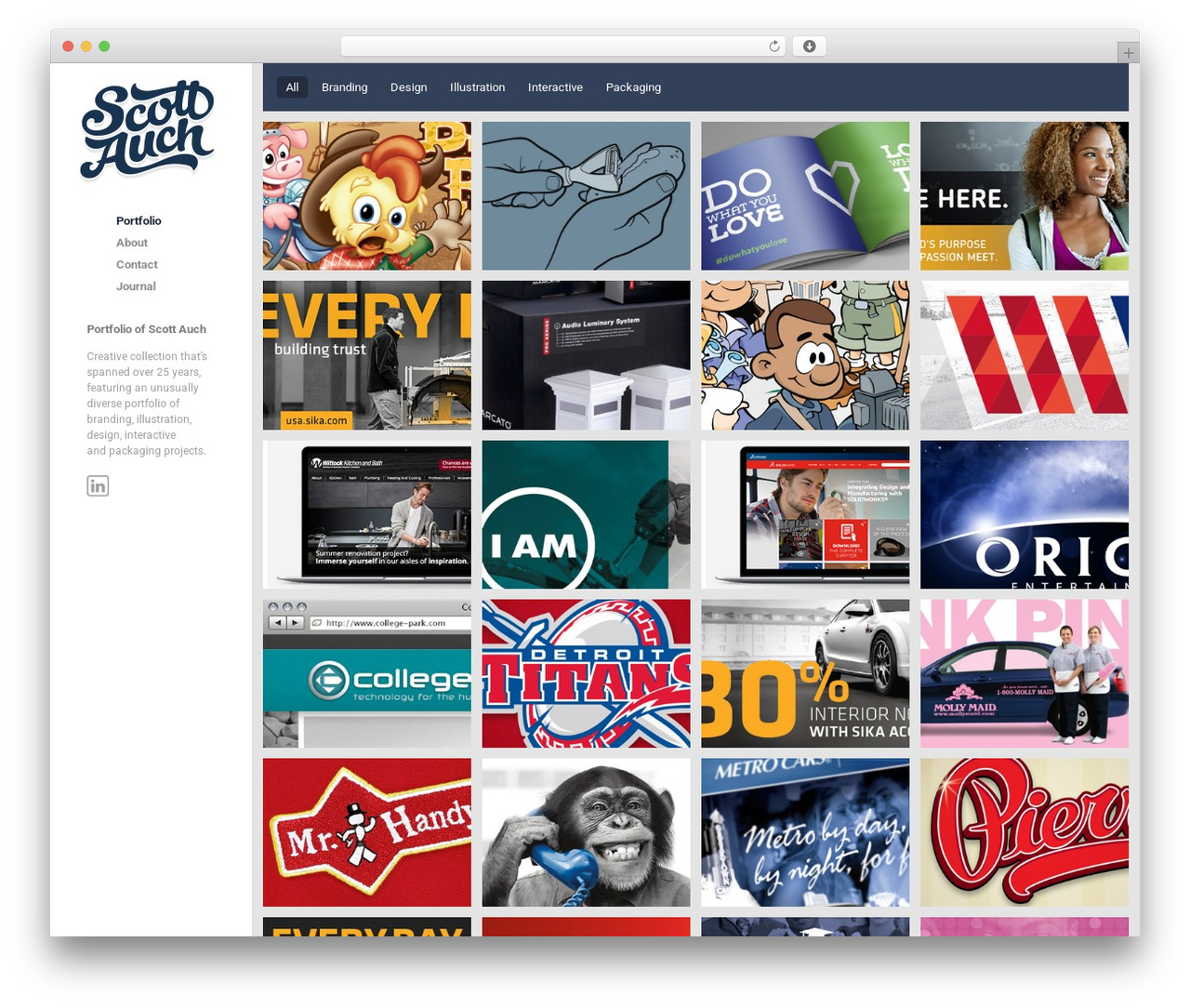 Ink personal WordPress theme - scottauch.com