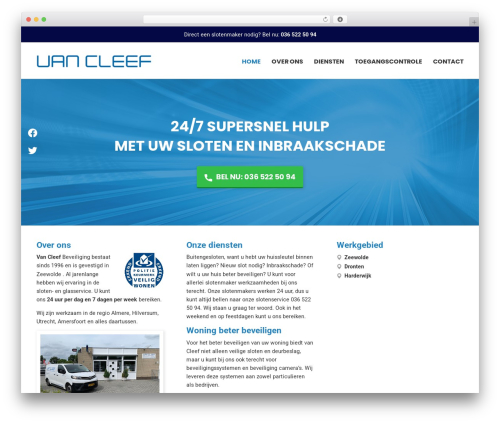 MvCleef WordPress theme - mvcleef.nl