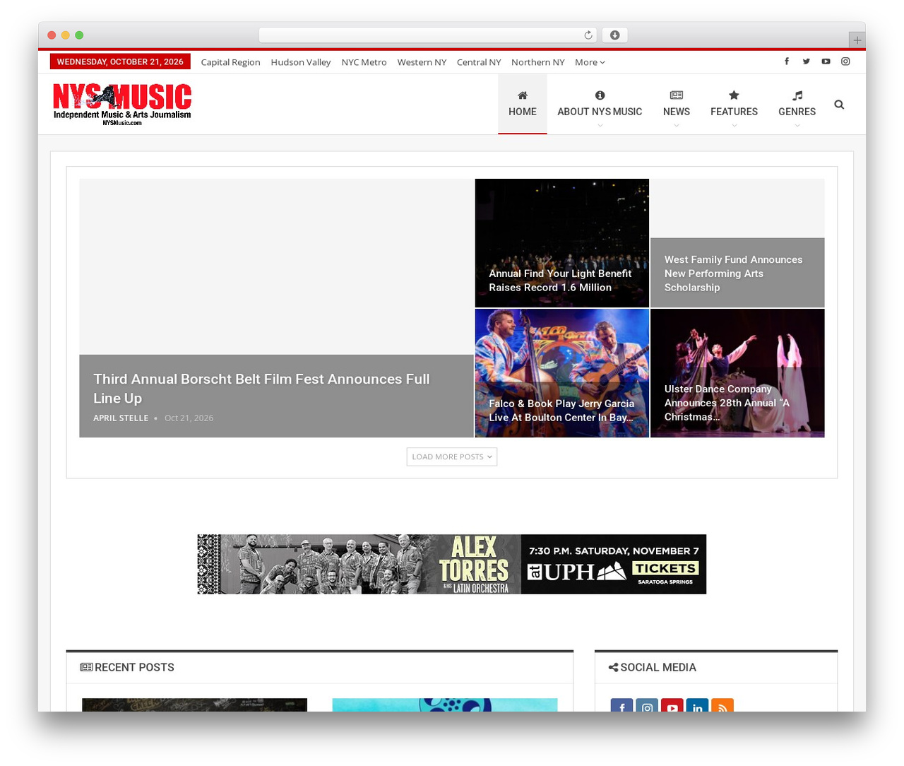 Publisher best WordPress magazine theme - nysmusic.com Publisher best WordPress magazine theme - nysmusic.com