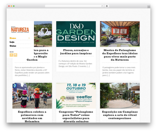 Socha Responsive Theme WP theme - revistanatureza.com.br