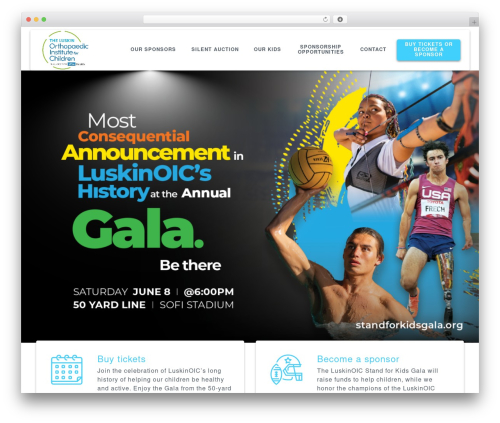 Theme WordPress A&D Starter Theme - standforkidsgala.org