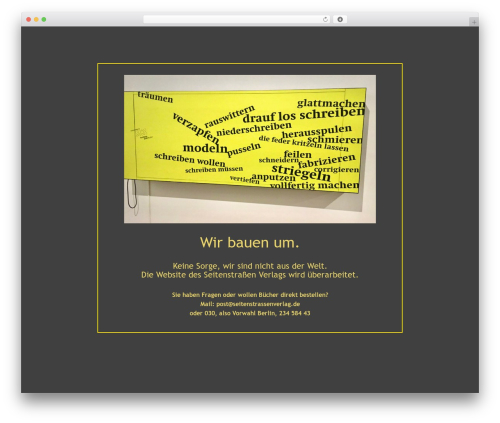 Rit core WordPress plugin - seitenstrassenverlag.de