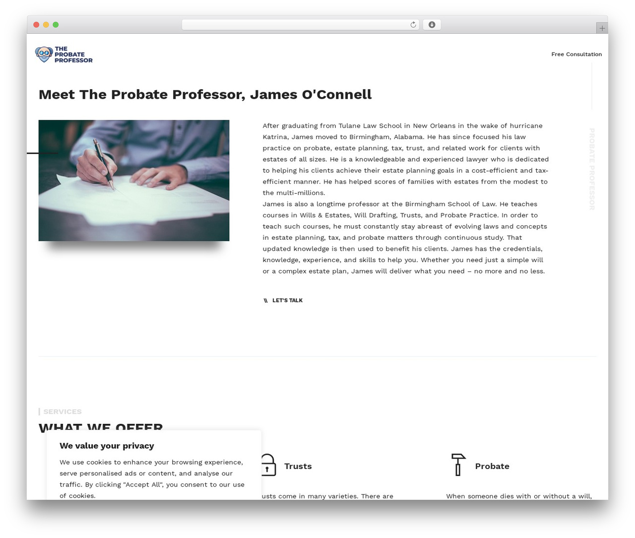Won theme WordPress - theprobateprofessor.com Won theme WordPress - theprobateprofessor.com