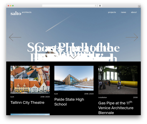 WordPress theme Salto theme - salto.ee