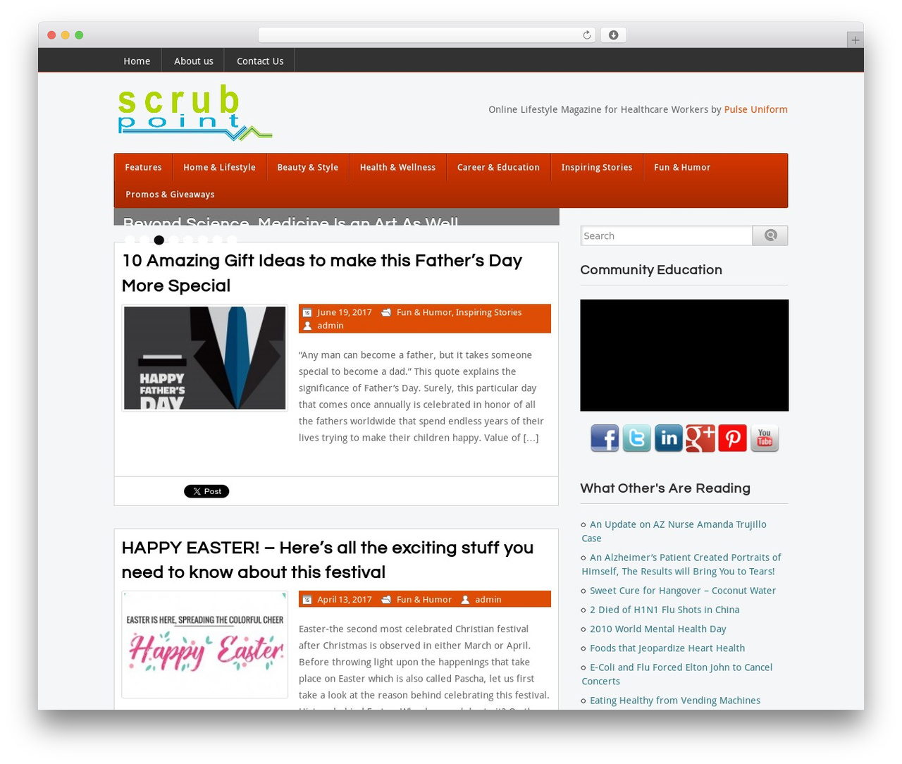 WordPress theme Blogstrend Pro Responsive Theme - scrubpoint.com WordPress theme Blogstrend Pro Responsive Theme - scrubpoint.com