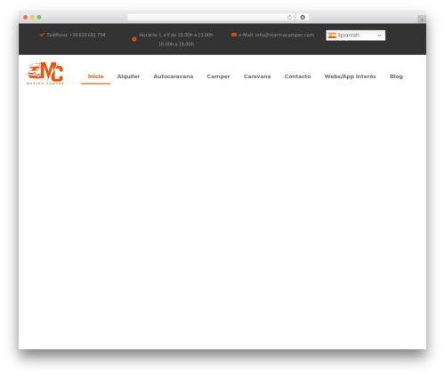 WordPress theme Campterra - marinacamper.com