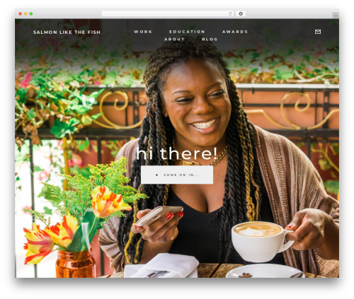 WordPress website theme Siena - salmonlikethefish.com