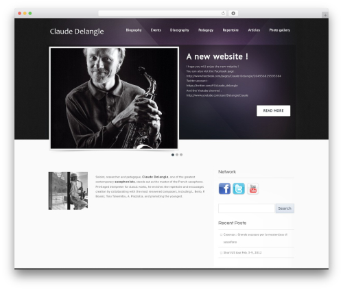 WP theme Vithy - sax-delangle.com