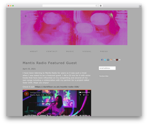 WPFolio theme WordPress - scifisol.net