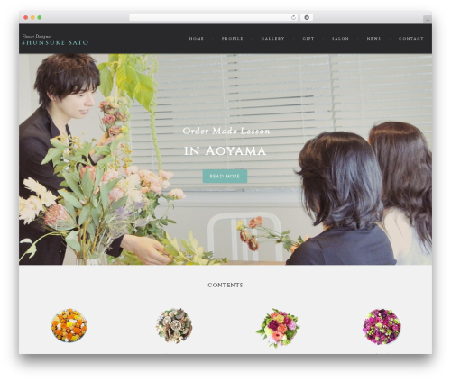 Zonya theme WordPress - satoshunsuke.net