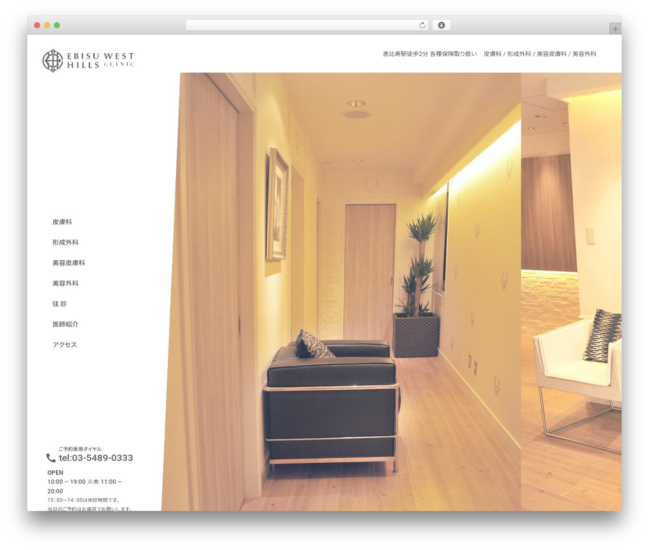 恵比寿ウェストヒルズクリニック WordPress theme - ebicli.com 恵比寿ウェストヒルズクリニック WordPress theme - ebicli.com