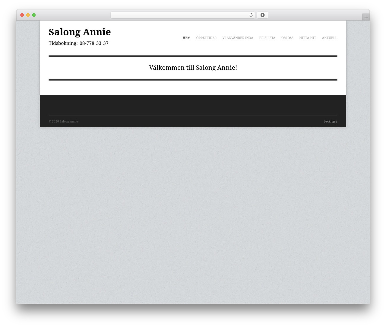 Adapt WordPress theme - salongannie.se Adapt WordPress theme - salongannie.se