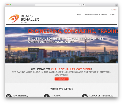 cherry WordPress theme - schaller-consult.de