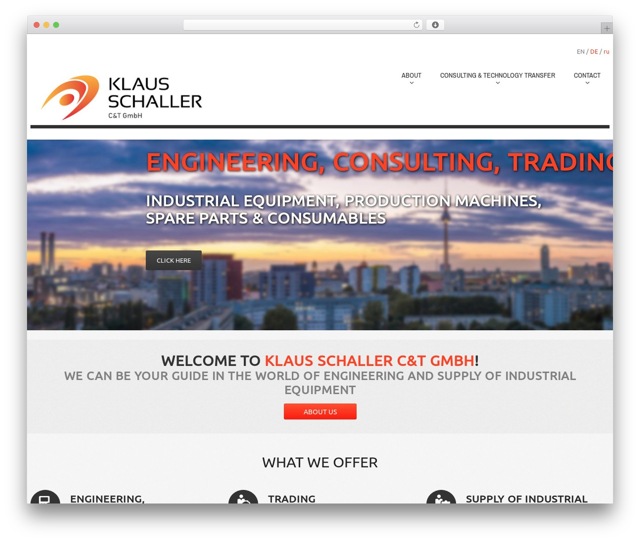 cherry WordPress theme - schaller-consult.de