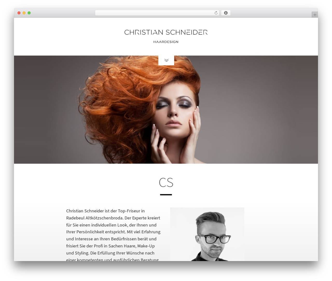 CS WordPress theme design - schneider-christian.com