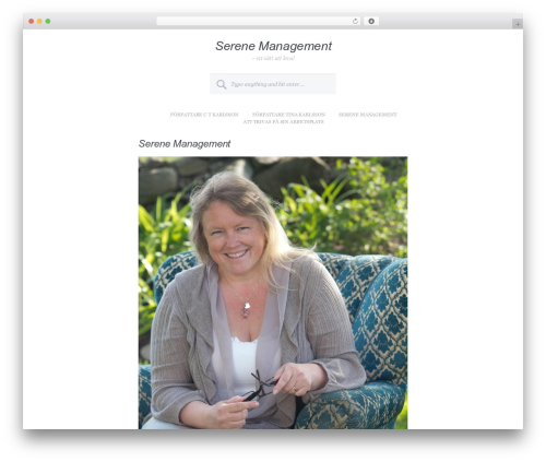 Deliciously Simple v1.5 WordPress theme - serenemanagement.se