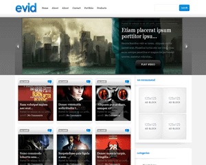 eVid WordPress theme