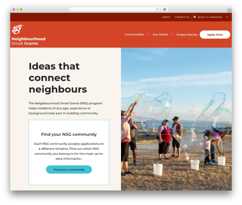 Foundry WordPress plugin - neighbourhoodsmallgrants.ca