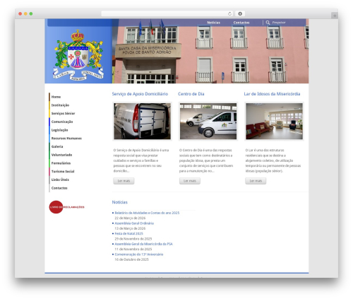 G3-Theme WordPress theme - santacasapsa.pt