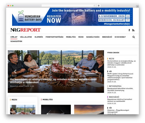 NRGreport Theme WordPress theme - nrgreport.com