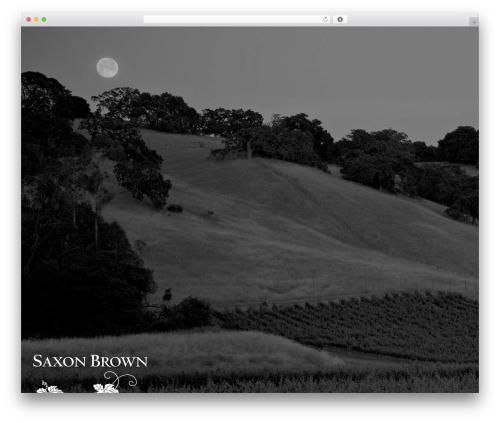 Saxon Brown WordPress theme - saxonbrown.com