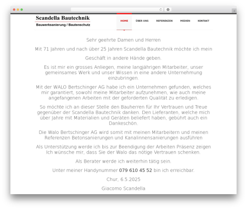 SmartStart WP - Responsive HTML5 Theme best WordPress theme - scabautech.ch