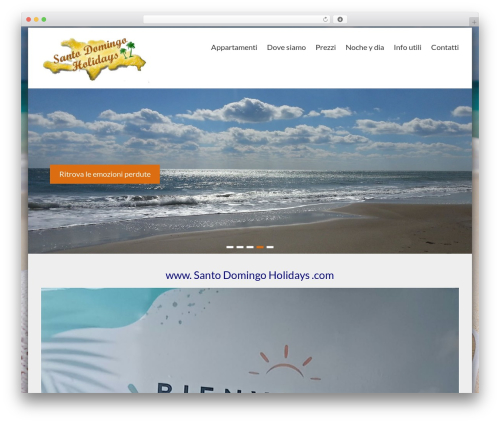 Spacious free WordPress theme - santodomingoholidays.com