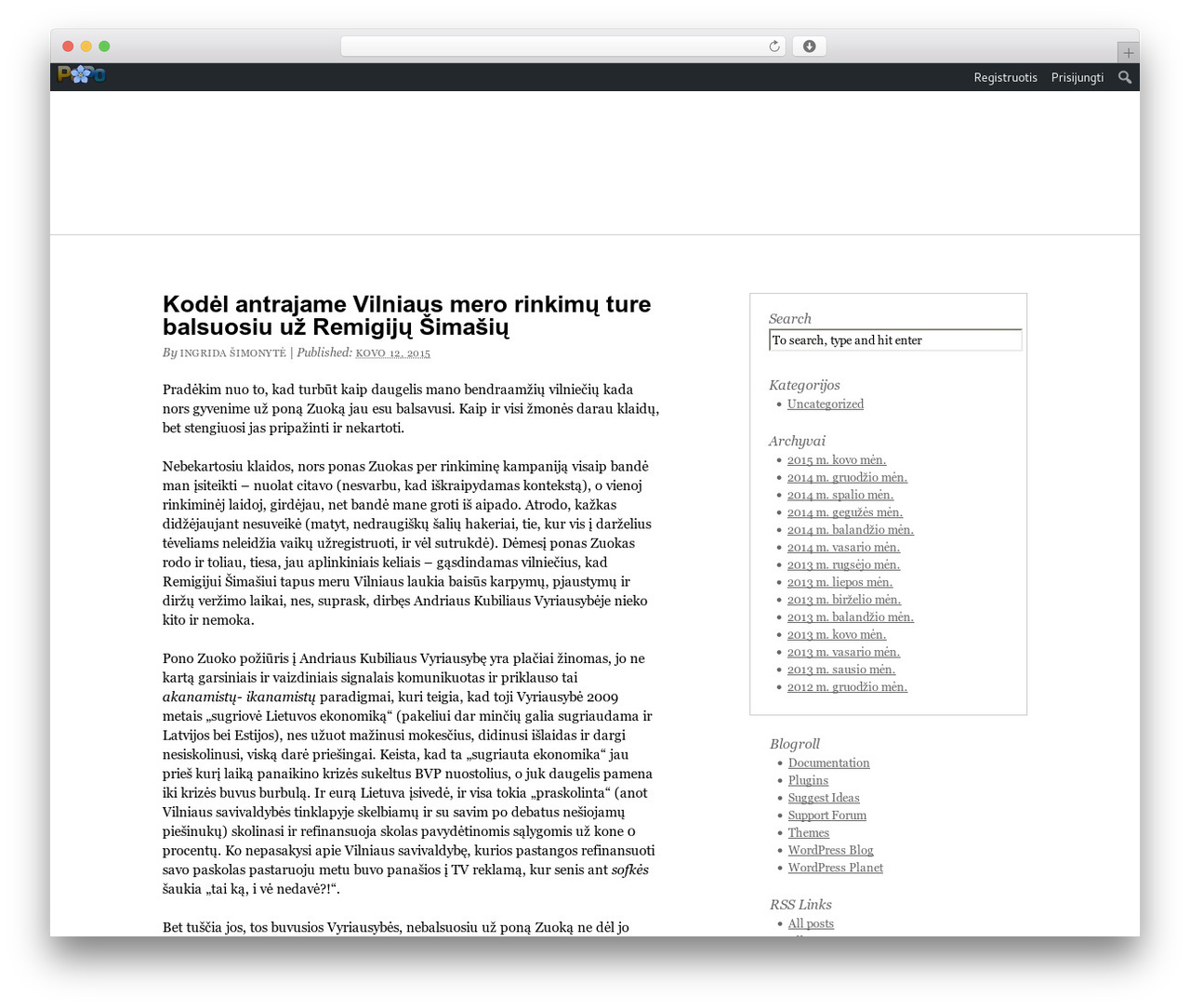 Thematic WordPress theme - simonyte.popo.lt Thematic WordPress theme - simonyte.popo.lt