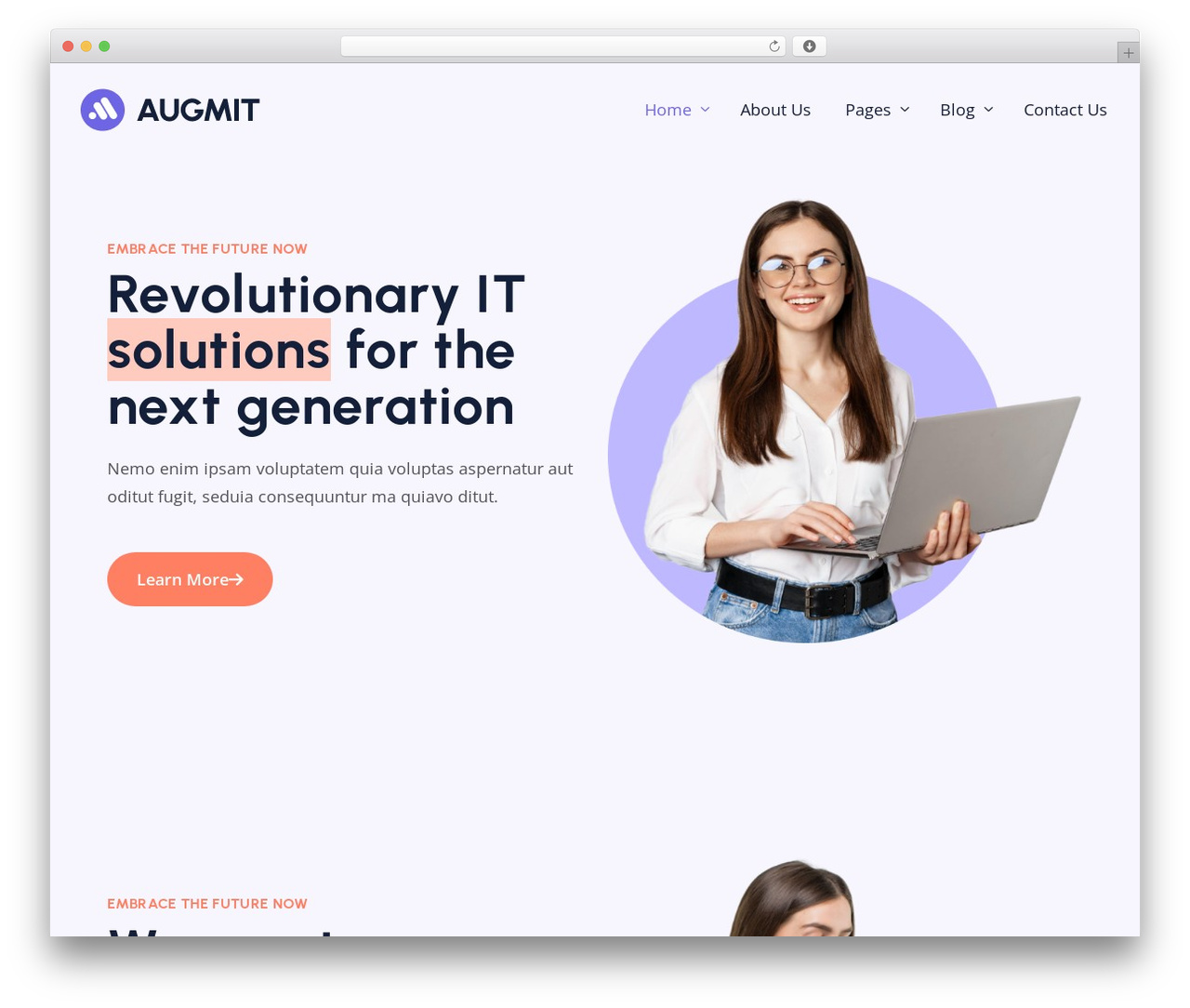 Theme WordPress Augmit - augmit.boomdevstheme.com