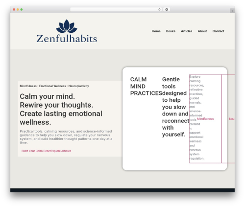 Social sharing block WordPress plugin - zenfulhabits.com