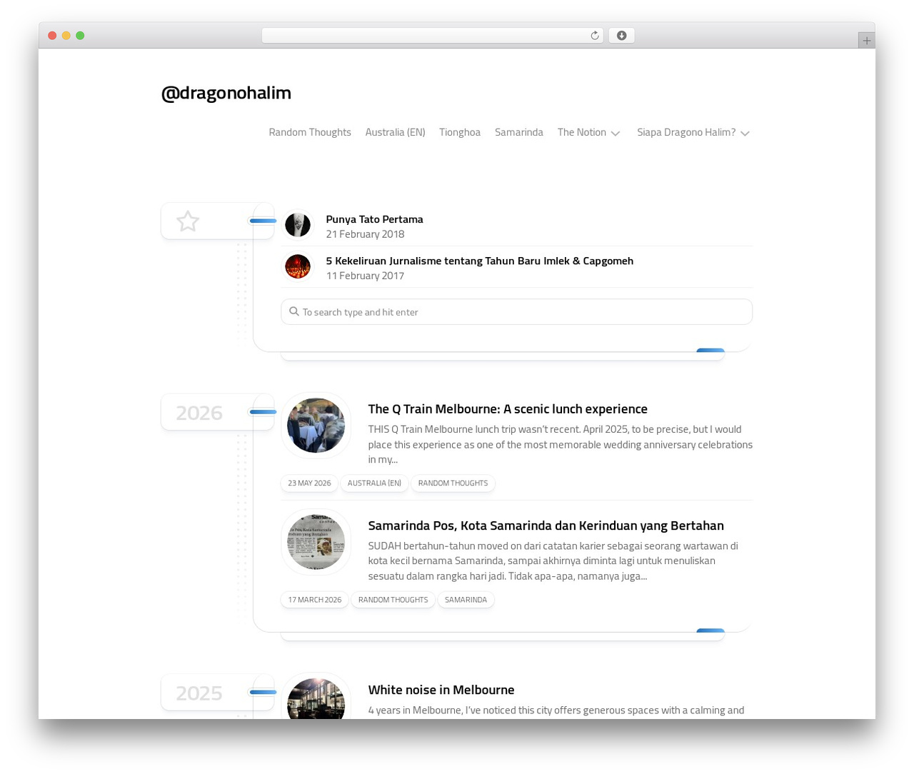 Typeflow theme WordPress free - dragonohalim.com
