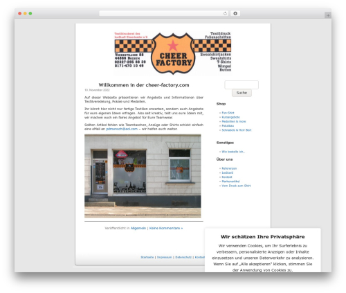 Intouch WordPress plugin - cheer-factory.com