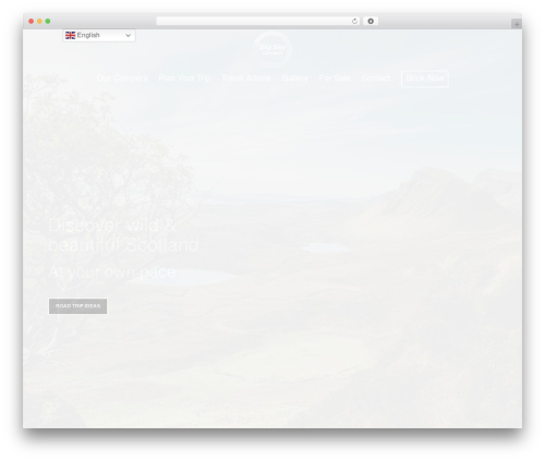 WordPress theme Control Panel - bigskycampers.co.uk