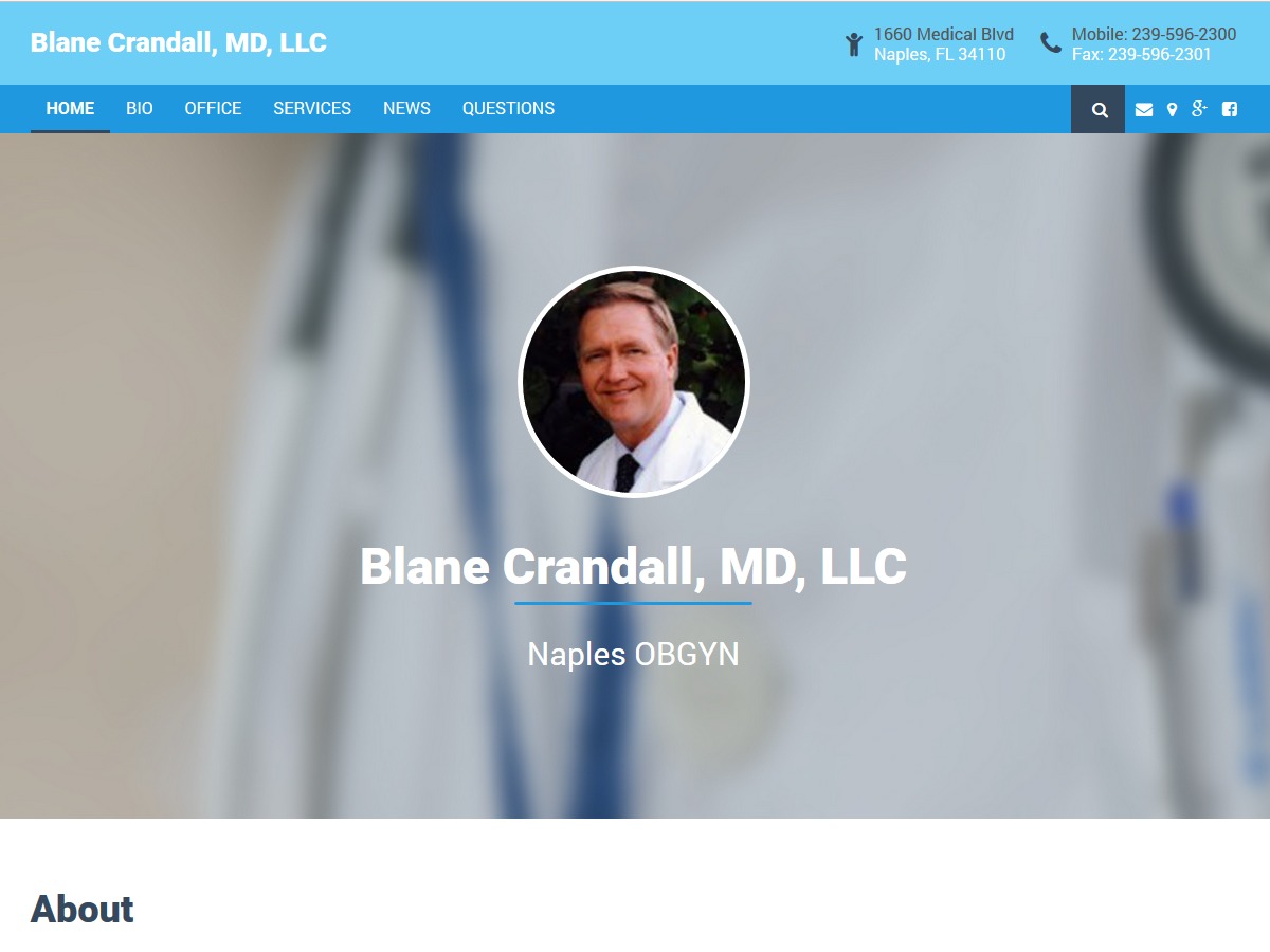 WordPress theme Doctor Theme by Centum Technologies