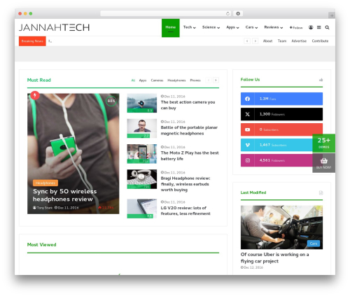 Wm video playlists WordPress plugin - jannah.tielabs.com/tech