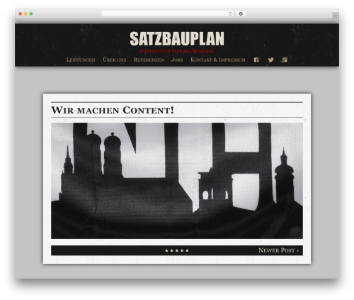 WordPress theme Semper Fi Lite - satzbauplan.de WordPress theme Semper Fi Lite - satzbauplan.de