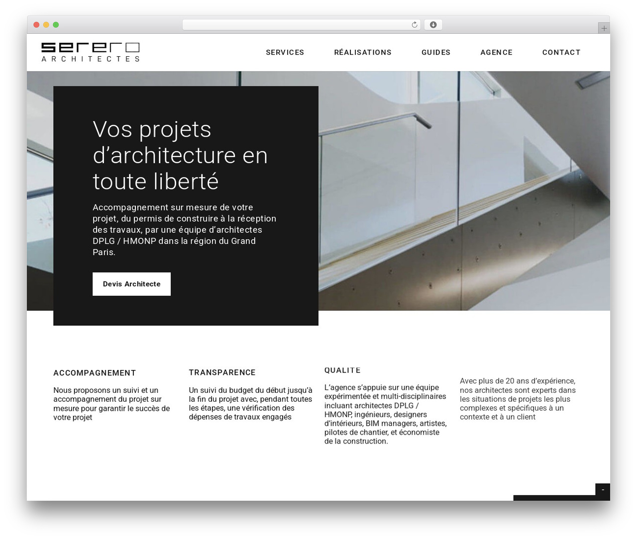 WordPress theme Serero - serero.com