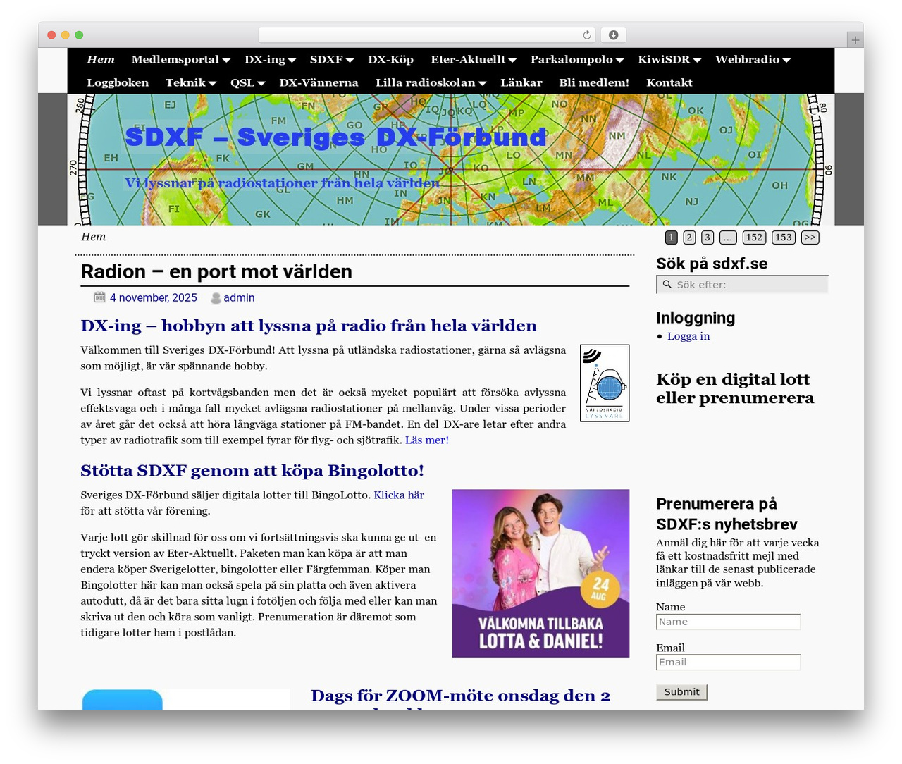 WordPress theme Weaver Xtreme - sdxf.se/WP
