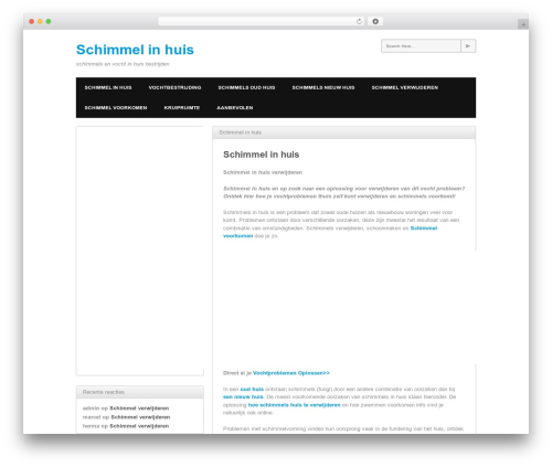 WordPress theme Yume - schimmelinhuis.nl