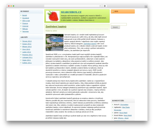 Wpdesigner5 WordPress theme - searchbox.cz