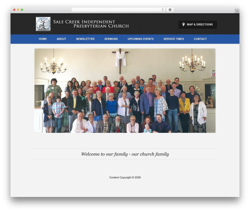 Zion WordPress theme - salecreekpres.com
