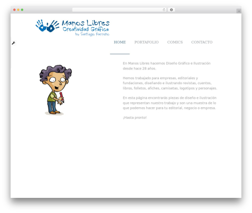 Almera WordPress theme - santiagoparreno.com