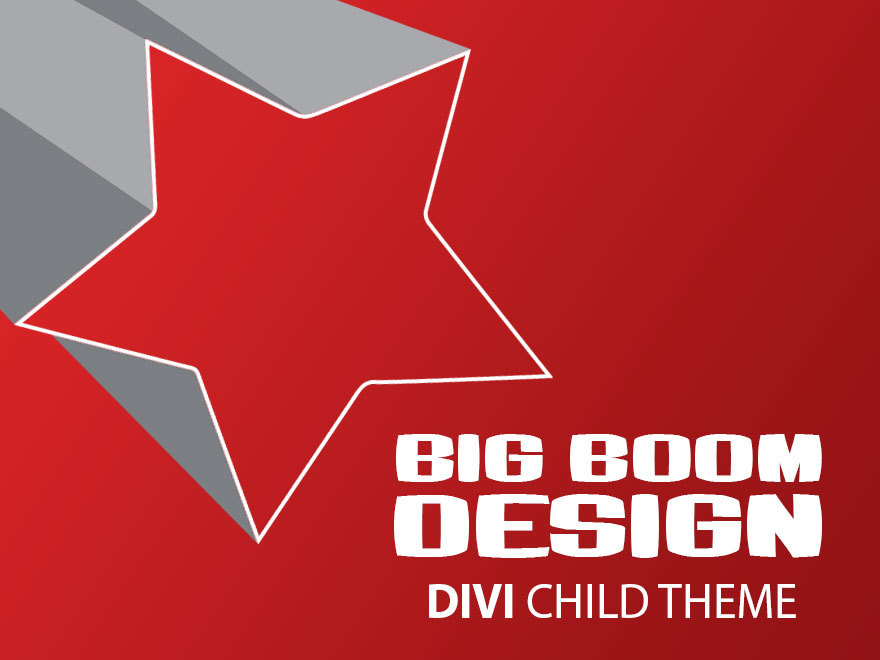 Big Boom Design Divi Child top WordPress theme