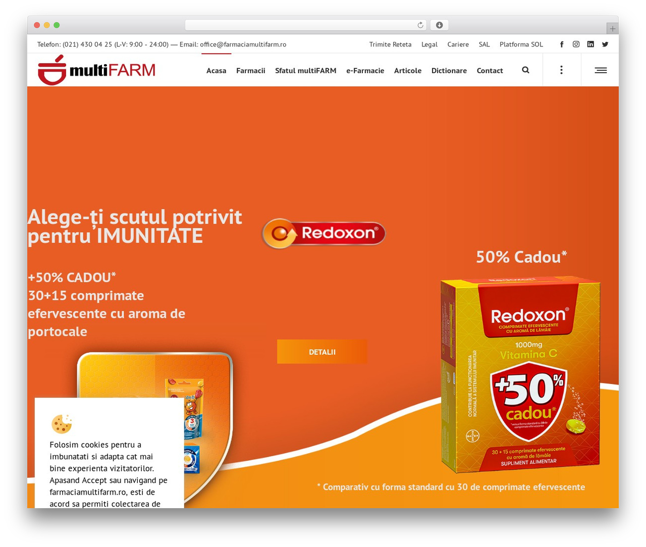 DFD Native theme WordPress - farmaciamultifarm.ro