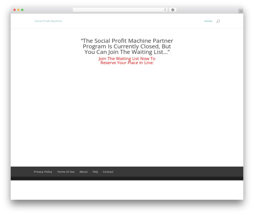 Divi top WordPress theme - socialprofitmachine.com