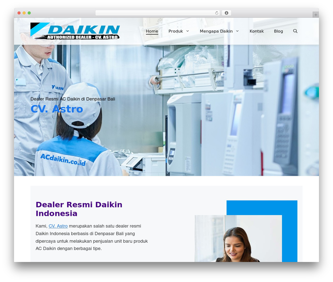 GeneratePress top WordPress theme - acdaikin.com