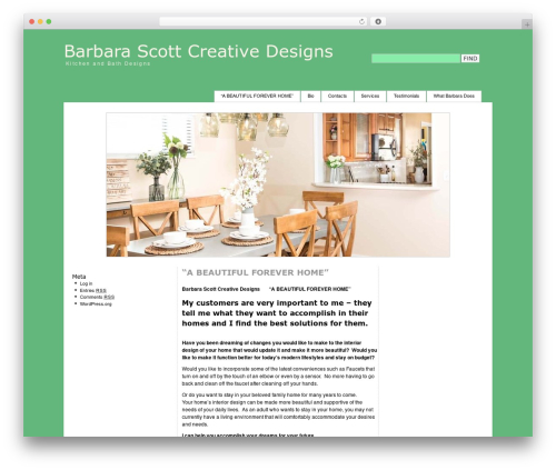Interiors theme WordPress - scottcreativedesigns.com