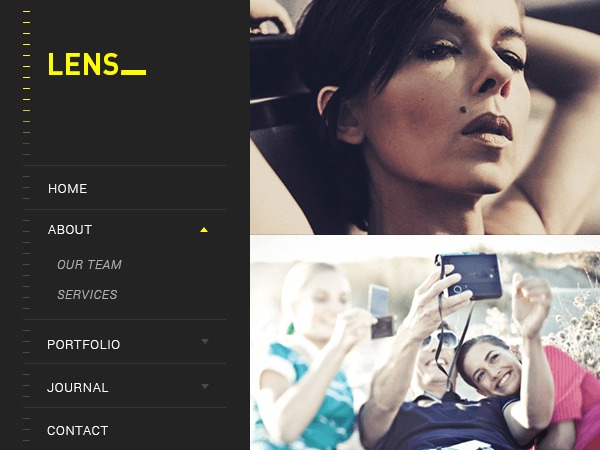 Lens WordPress gallery theme by PixelGrade Team